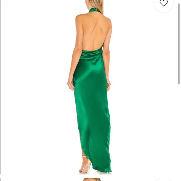 Amanda Uprichard X REVOLVE Samba Gown in Dark Green Xs - Picture 3 of 16